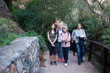 El Cabildo organiza recorridos por este monumento natural para dar a conocer su historia y sus riquezas (Foto TA)